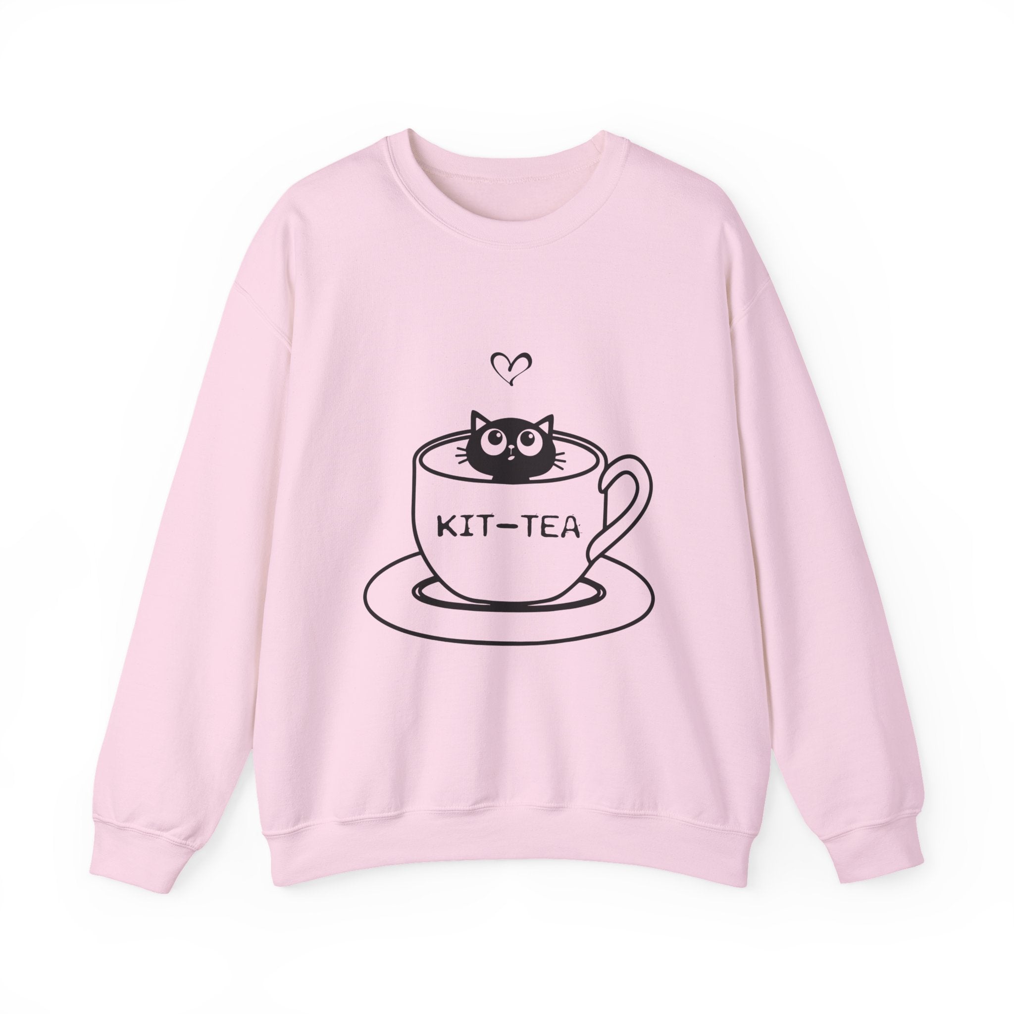 Cat Quote Sweatshirt - Kit-Tea -  Heavy Blend Crewneck