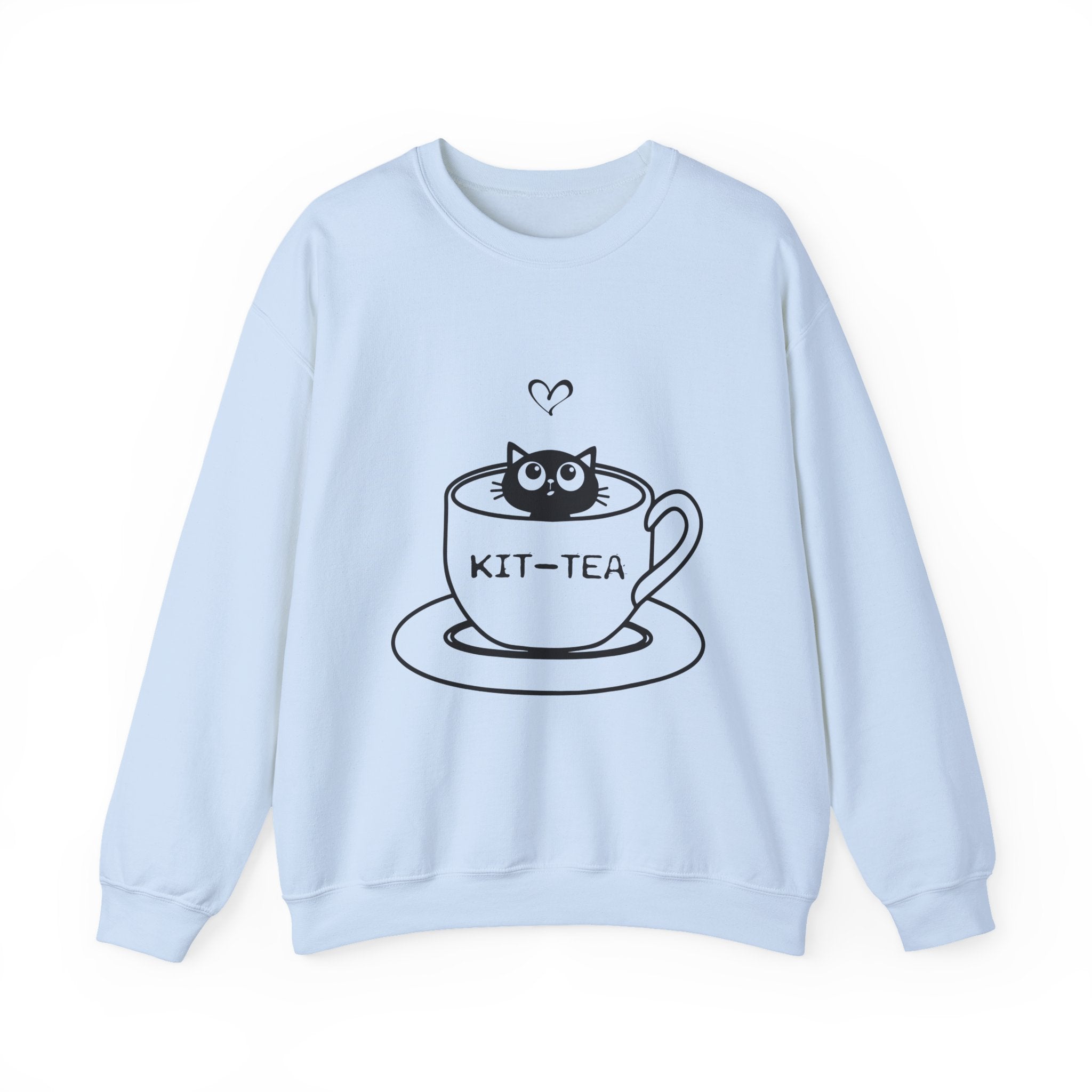 Cat Quote Sweatshirt - Kit-Tea -  Heavy Blend Crewneck