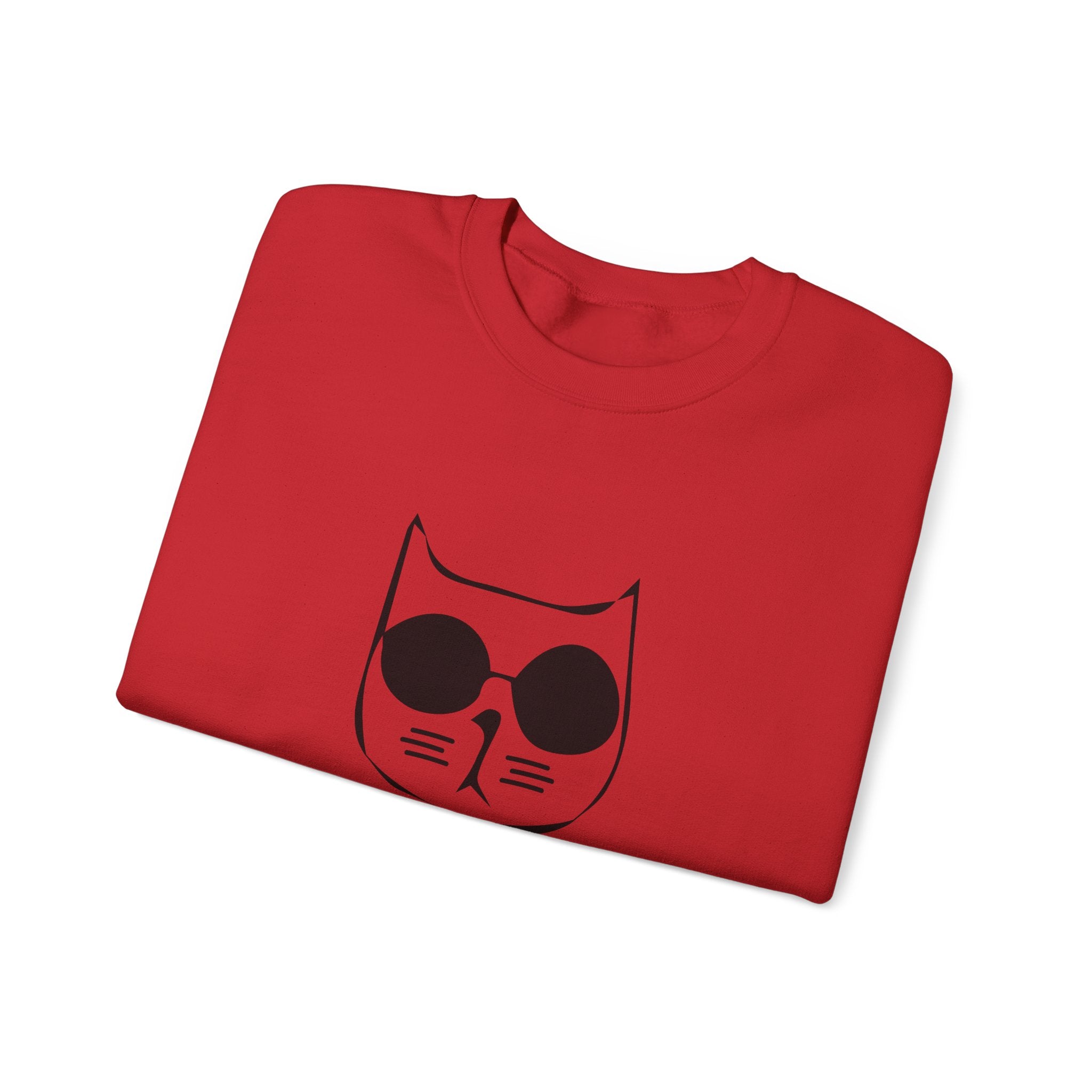 Cat Lover Sweatshirt - Unisex Heavy Blend™ Crewneck Sweatshirt - Don't Stress Meowt