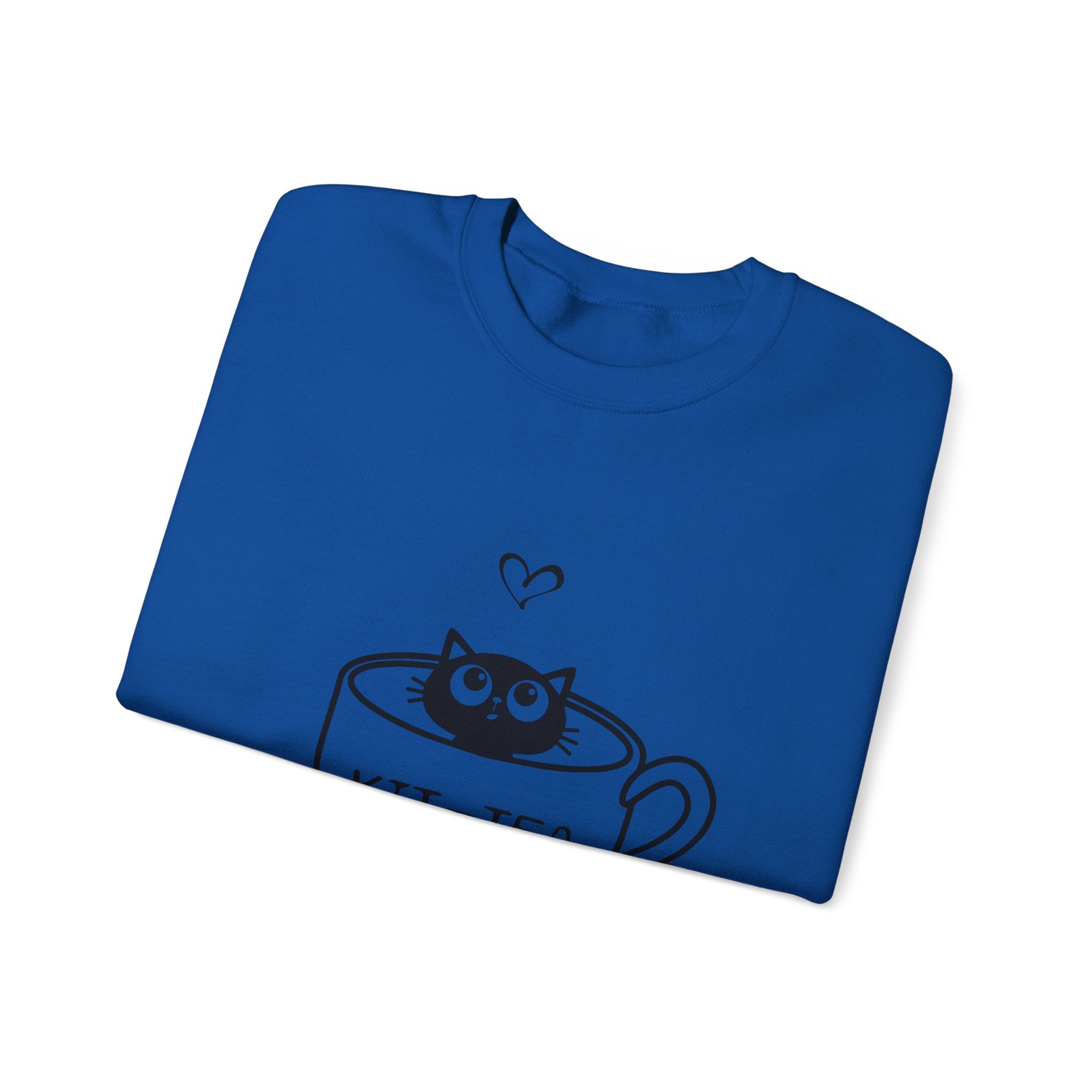 Cat Quote Sweatshirt - Kit-Tea -  Heavy Blend Crewneck