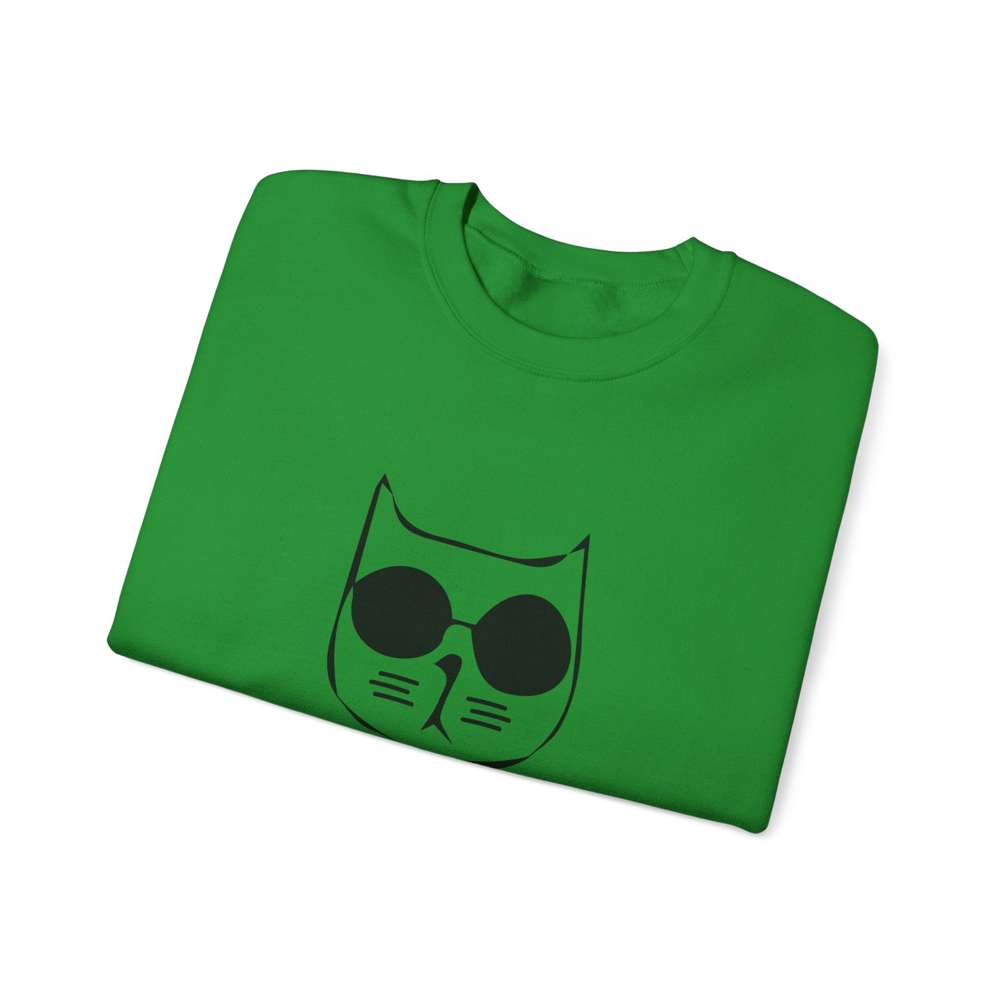 Cat Lover Sweatshirt - Unisex Heavy Blend™ Crewneck Sweatshirt - Don't Stress Meowt