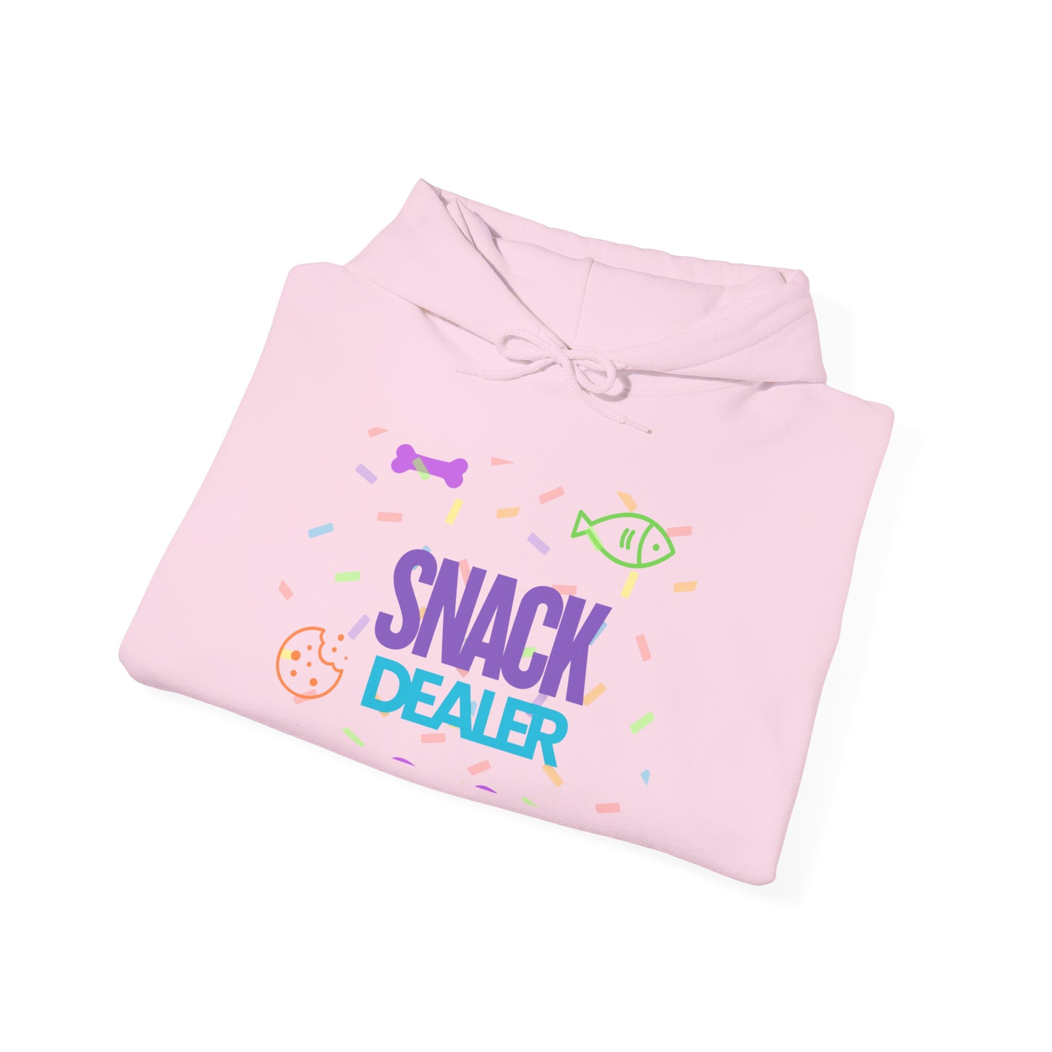 Snack Dealer Hoodie - Unisex Heavy Blend™ Sweatshirt with Dog Bandana Design