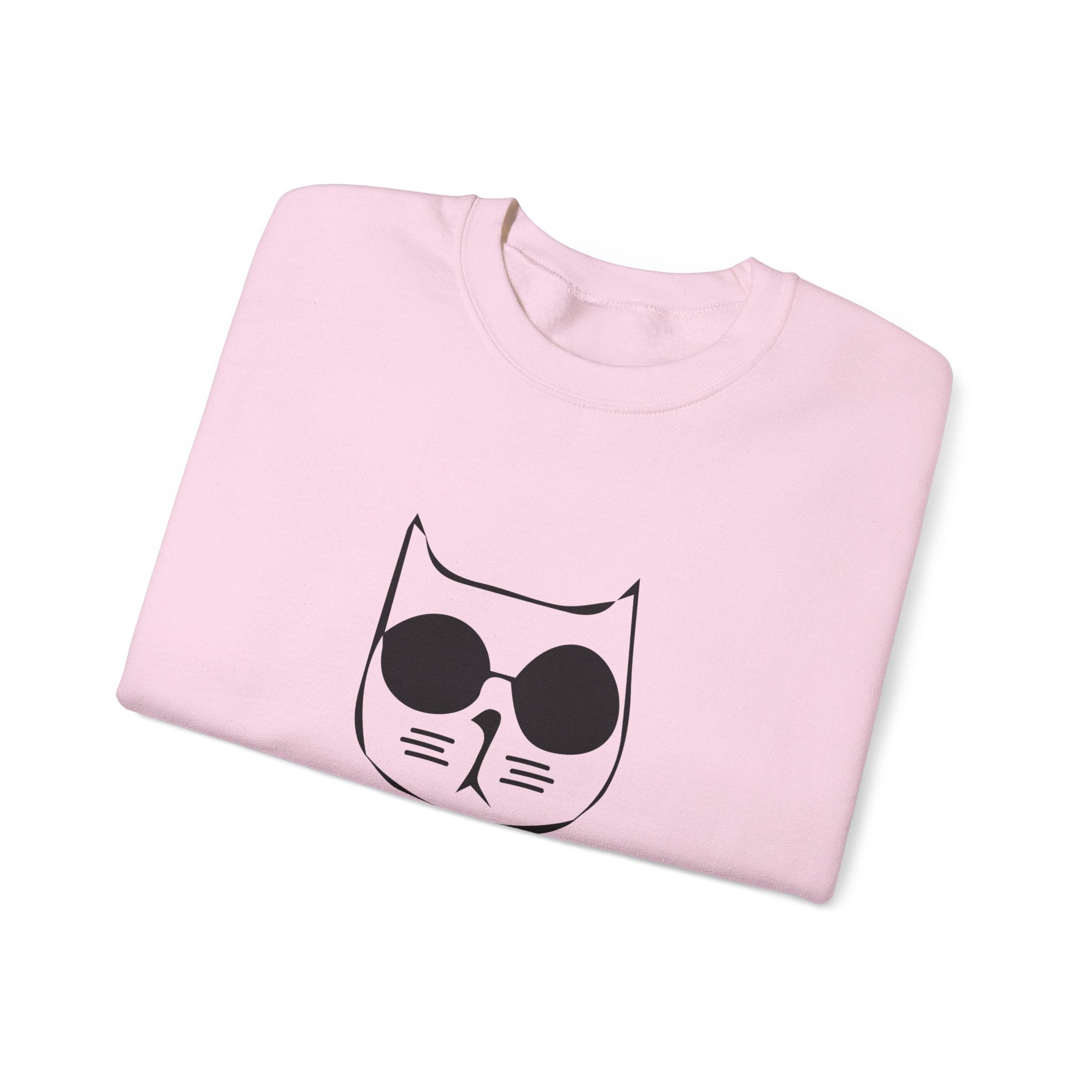 Cat Lover Sweatshirt - Unisex Heavy Blend™ Crewneck Sweatshirt - Don't Stress Meowt