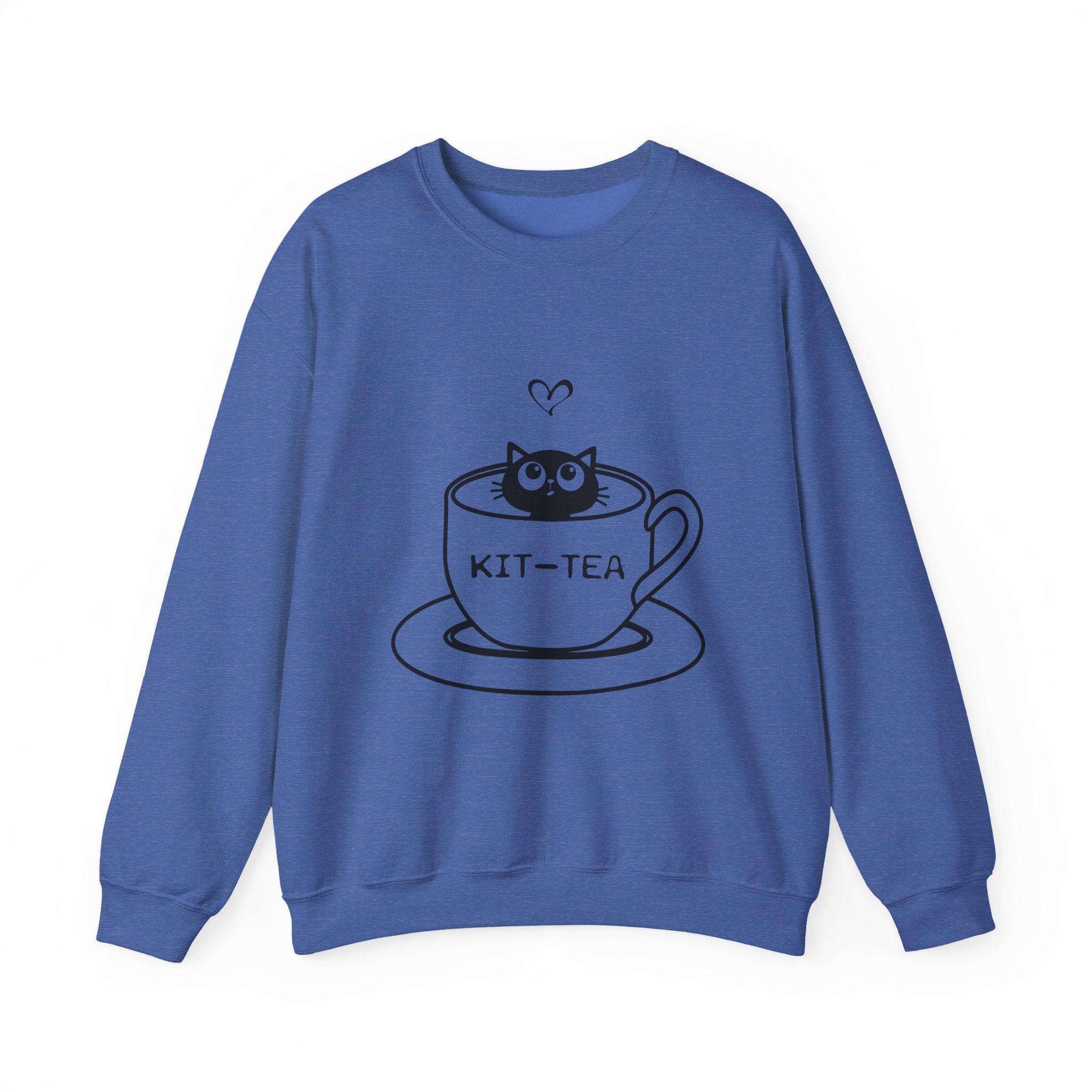 Cat Quote Sweatshirt - Kit-Tea -  Heavy Blend Crewneck