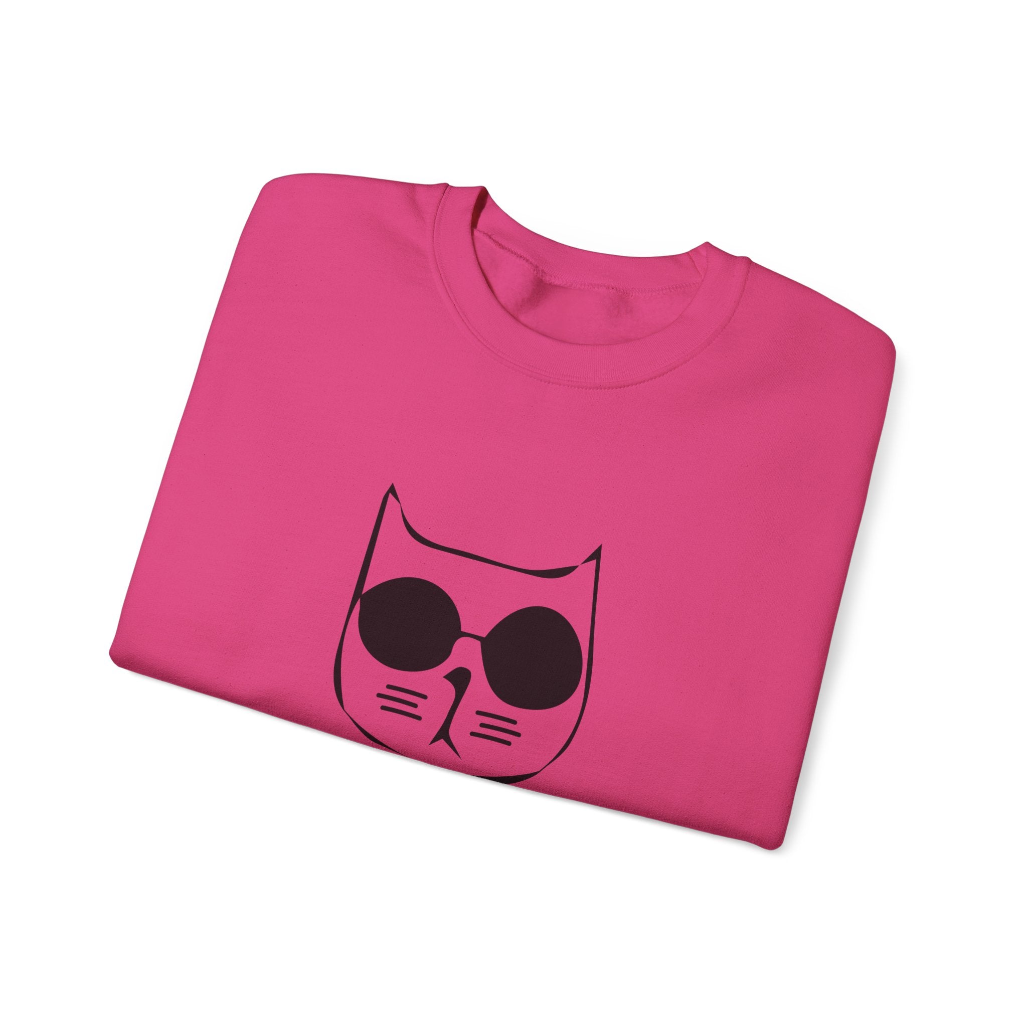 Cat Lover Sweatshirt - Unisex Heavy Blend™ Crewneck Sweatshirt - Don't Stress Meowt