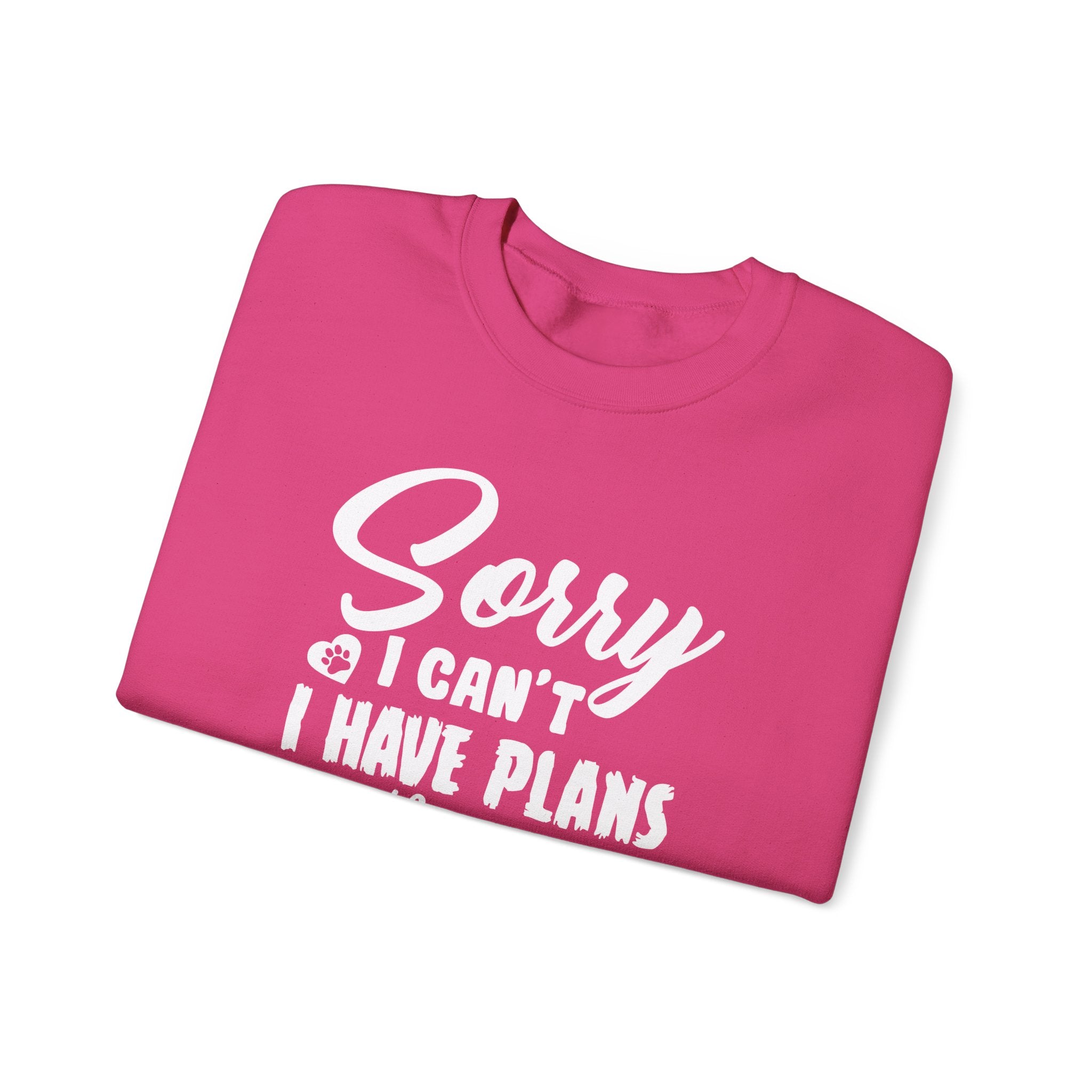 Dog Quote Sweatshirt - Sorry I have plans with my dog - Unisex Sweatshirt