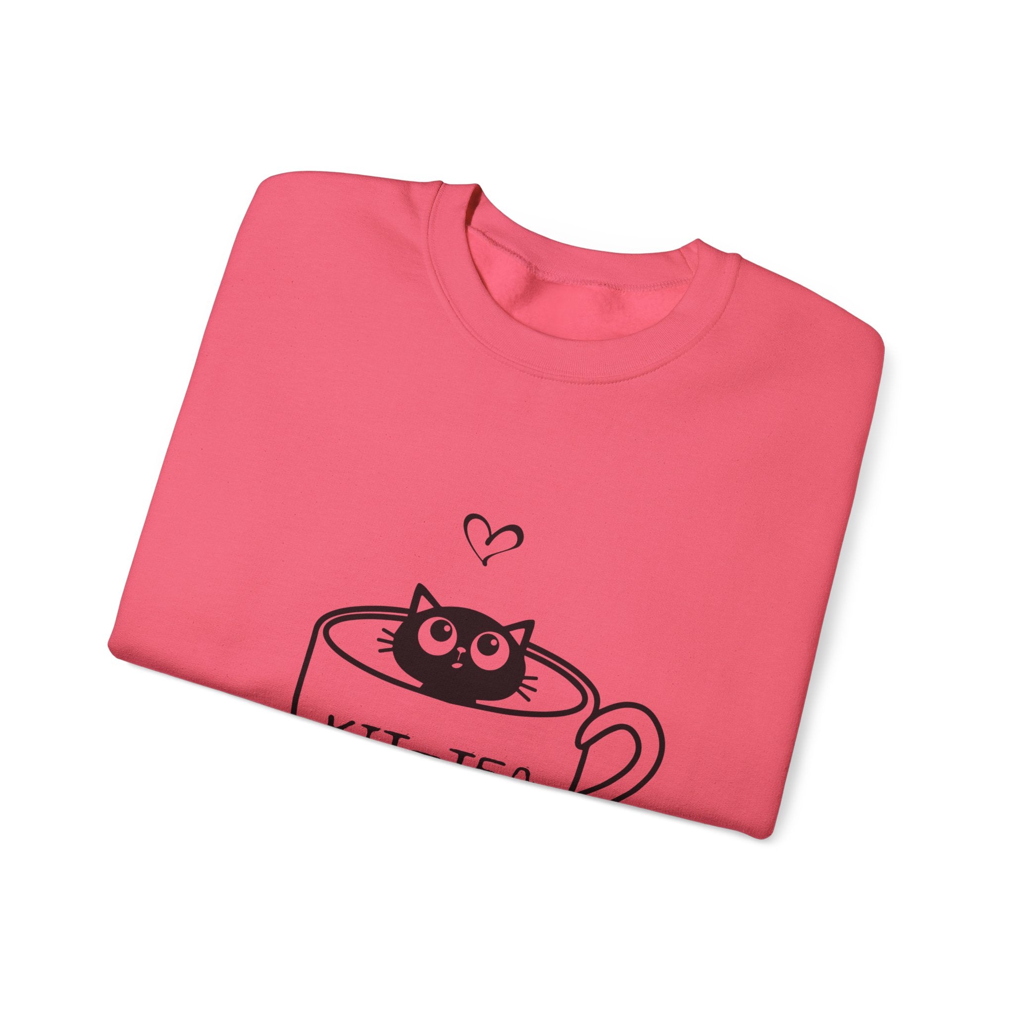 Cat Quote Sweatshirt - Kit-Tea -  Heavy Blend Crewneck