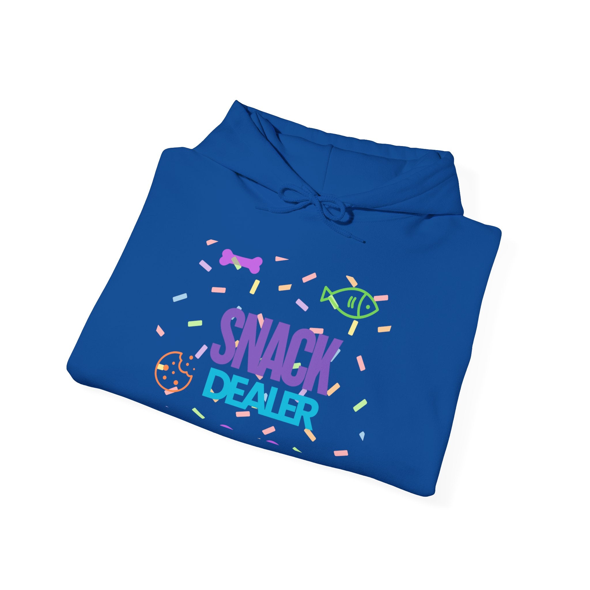 Snack Dealer Hoodie - Unisex Heavy Blend™ Sweatshirt with Dog Bandana Design