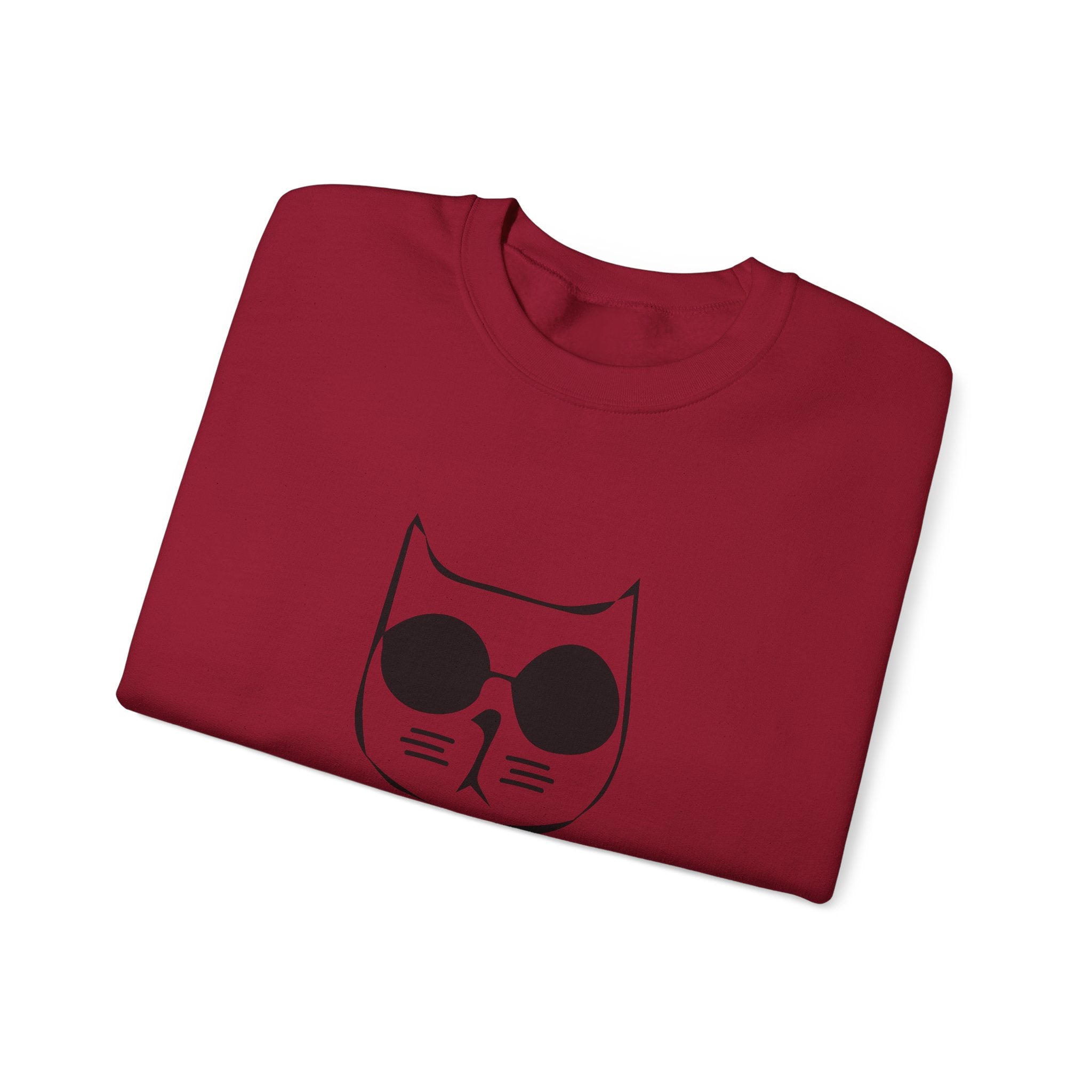 Cat Lover Sweatshirt - Unisex Heavy Blend™ Crewneck Sweatshirt - Don't Stress Meowt