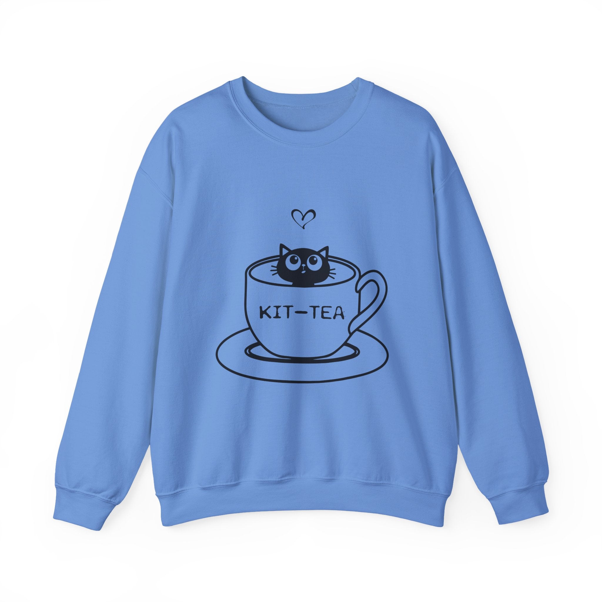 Cat Quote Sweatshirt - Kit-Tea -  Heavy Blend Crewneck
