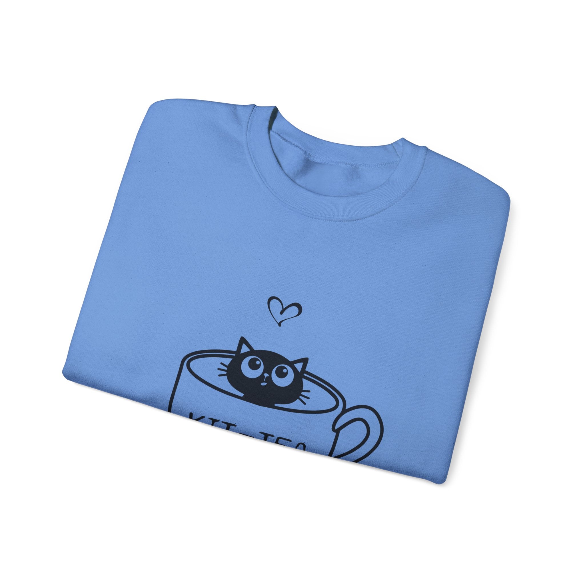 Cat Quote Sweatshirt - Kit-Tea -  Heavy Blend Crewneck