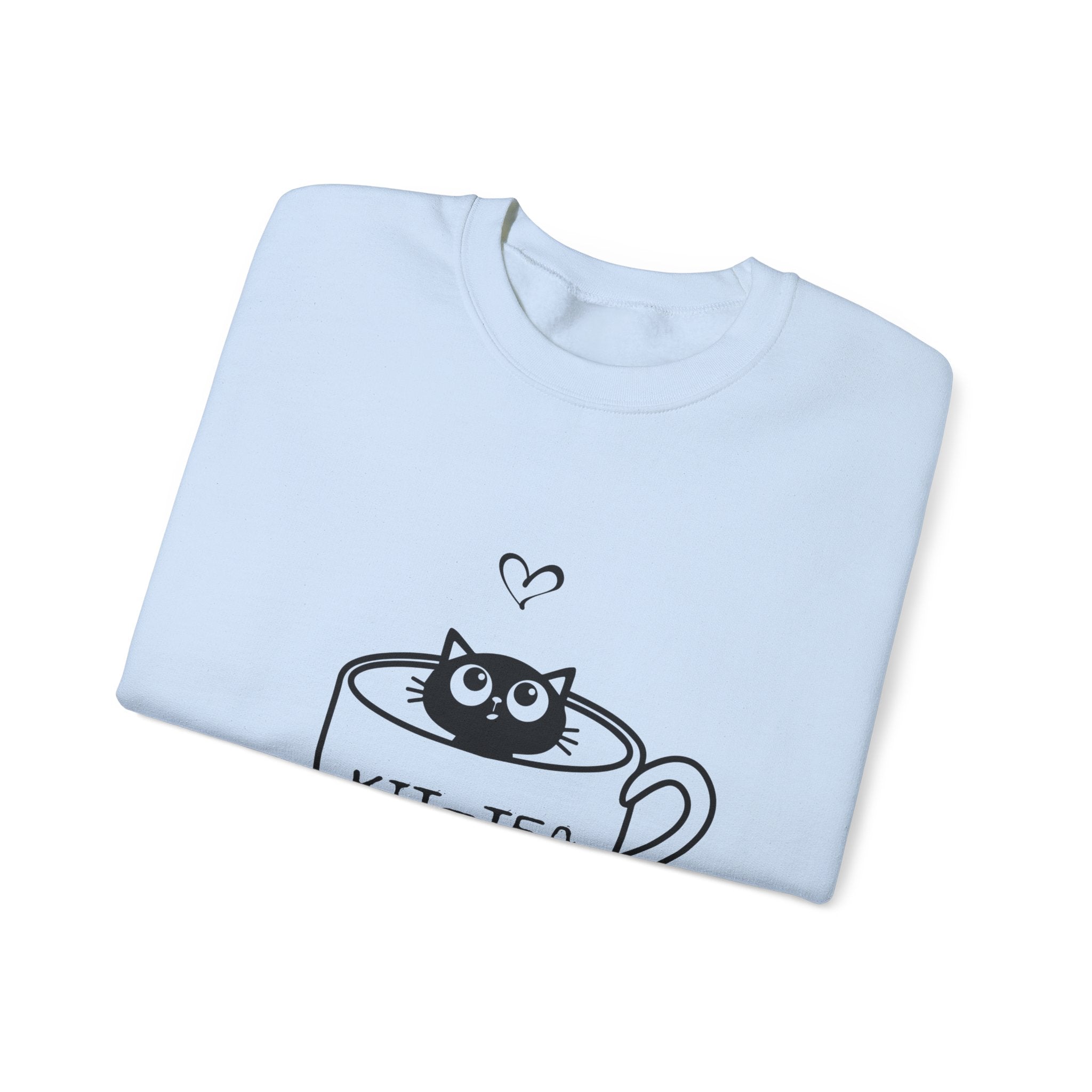 Cat Quote Sweatshirt - Kit-Tea -  Heavy Blend Crewneck