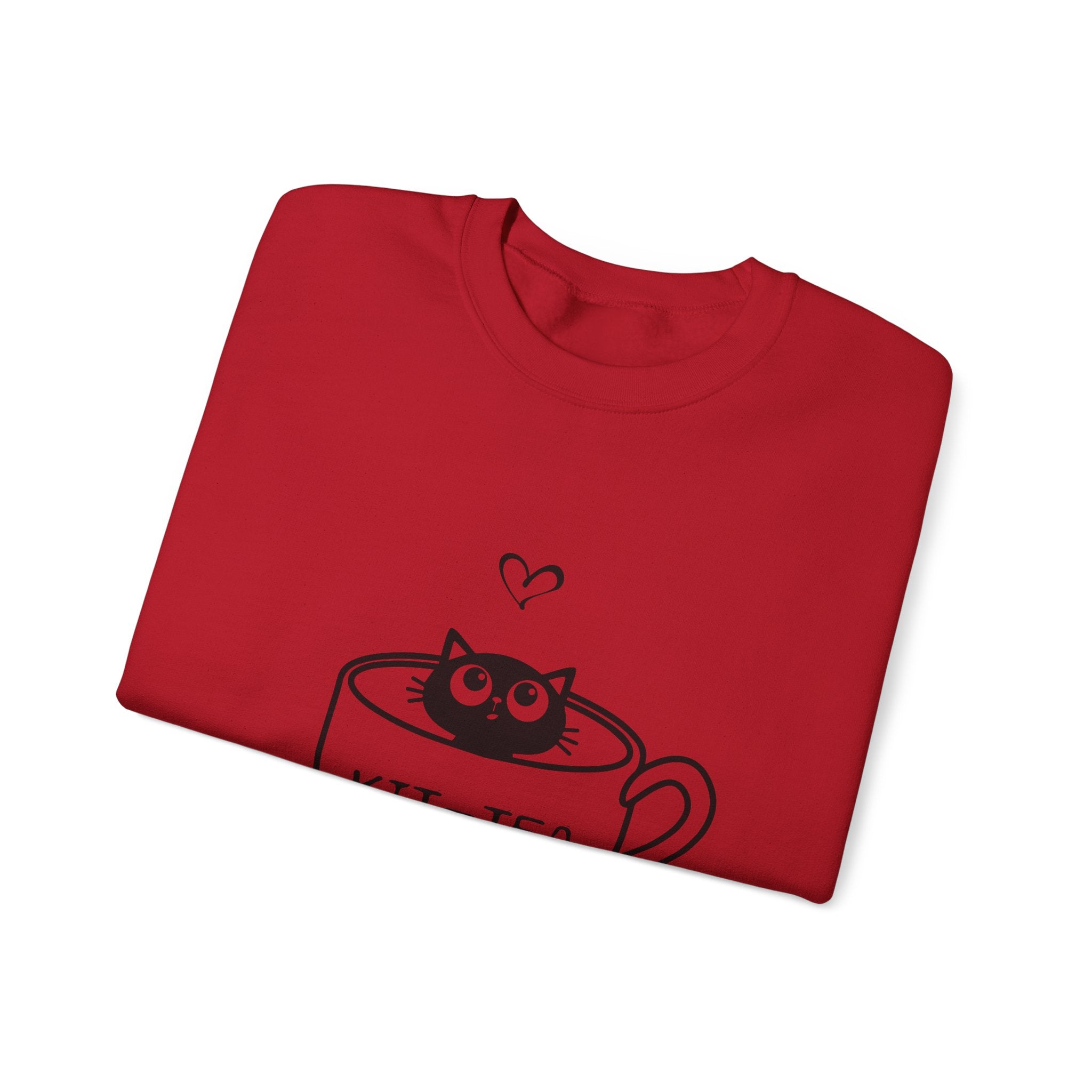 Cat Quote Sweatshirt - Kit-Tea -  Heavy Blend Crewneck