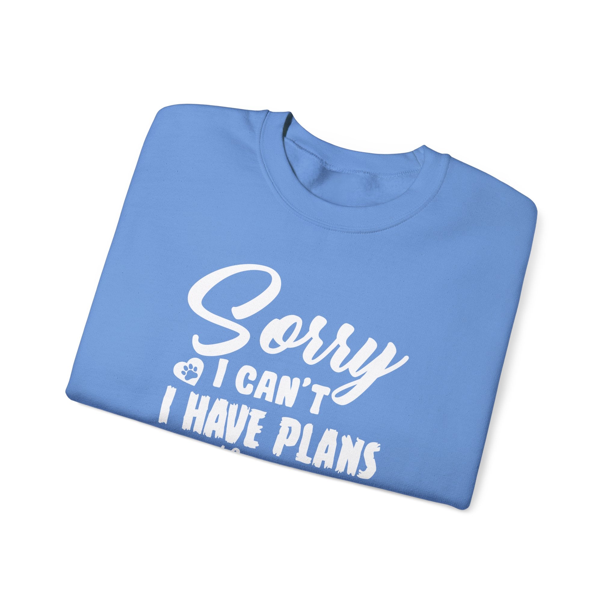Dog Quote Sweatshirt - Sorry I have plans with my dog - Unisex Sweatshirt