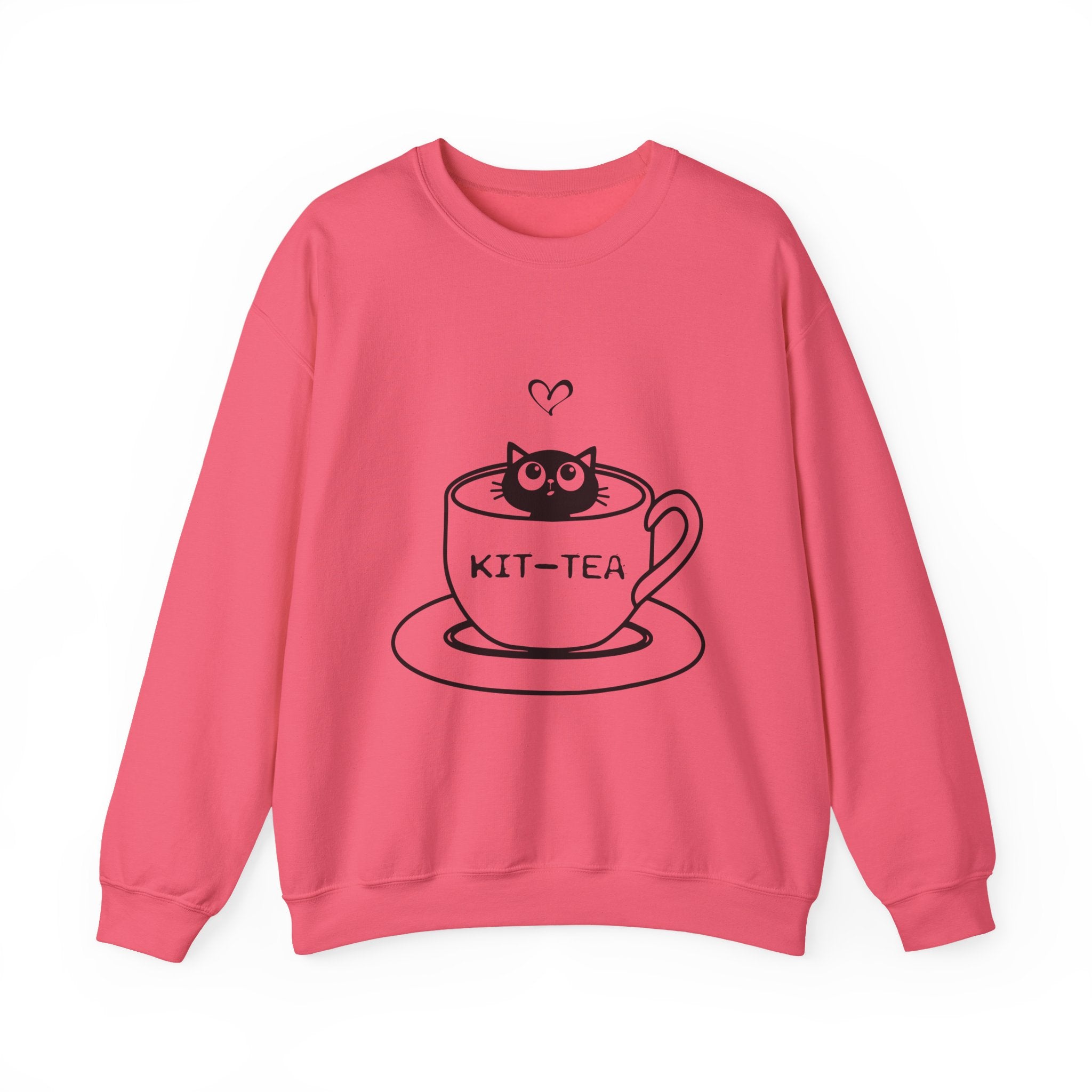 Cat Quote Sweatshirt - Kit-Tea -  Heavy Blend Crewneck
