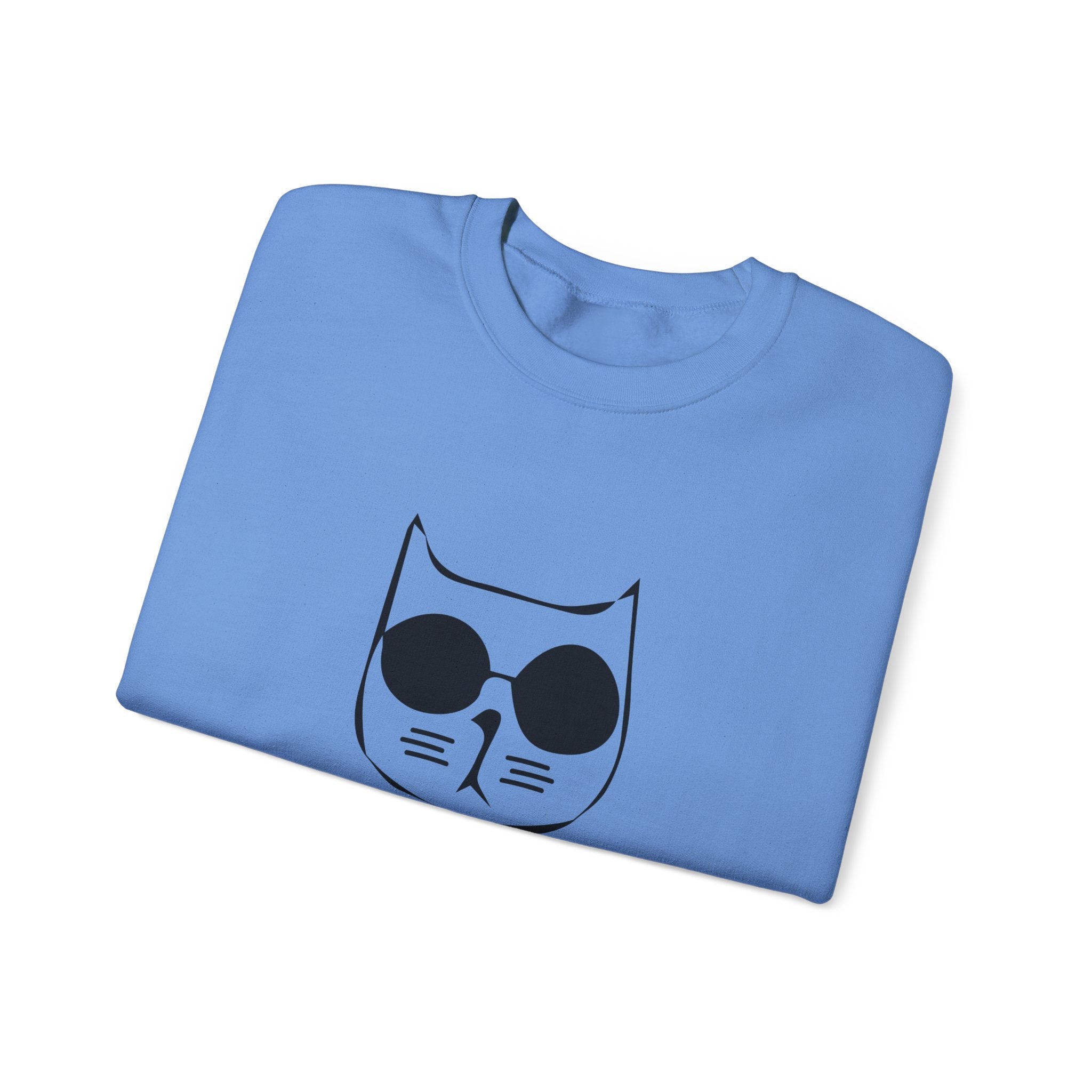 Cat Lover Sweatshirt - Unisex Heavy Blend™ Crewneck Sweatshirt - Don't Stress Meowt