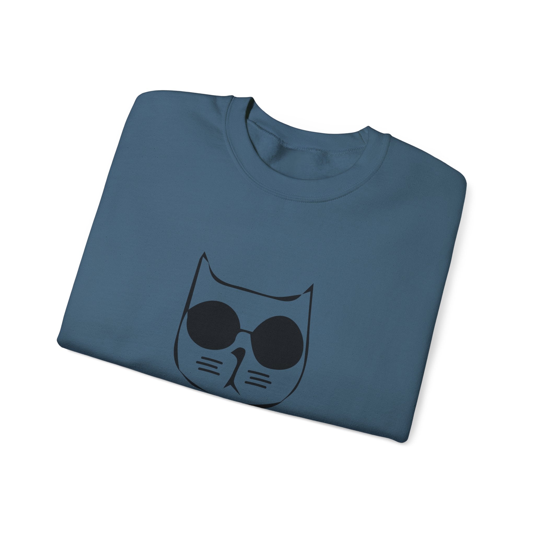 Cat Lover Sweatshirt - Unisex Heavy Blend™ Crewneck Sweatshirt - Don't Stress Meowt