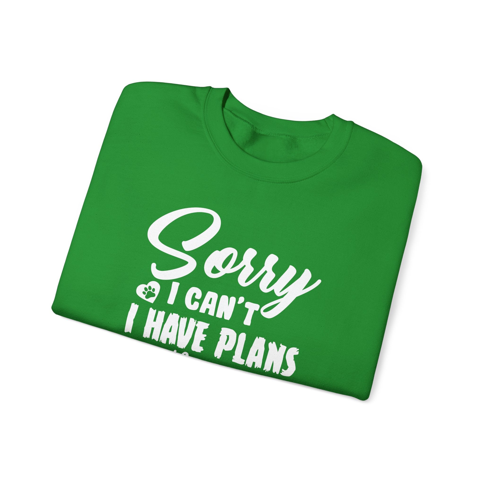 Dog Quote Sweatshirt - Sorry I have plans with my dog - Unisex Sweatshirt