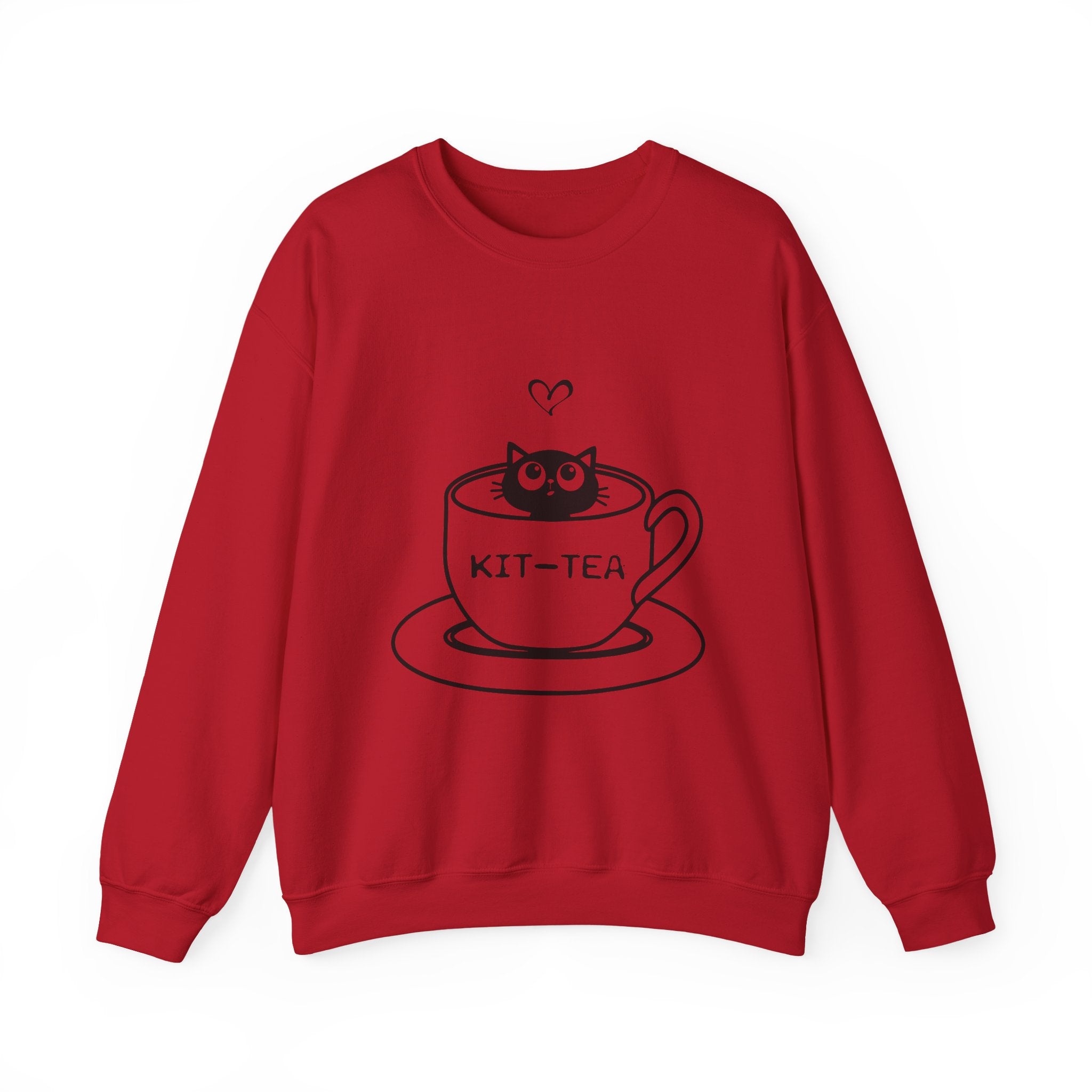 Cat Quote Sweatshirt - Kit-Tea -  Heavy Blend Crewneck
