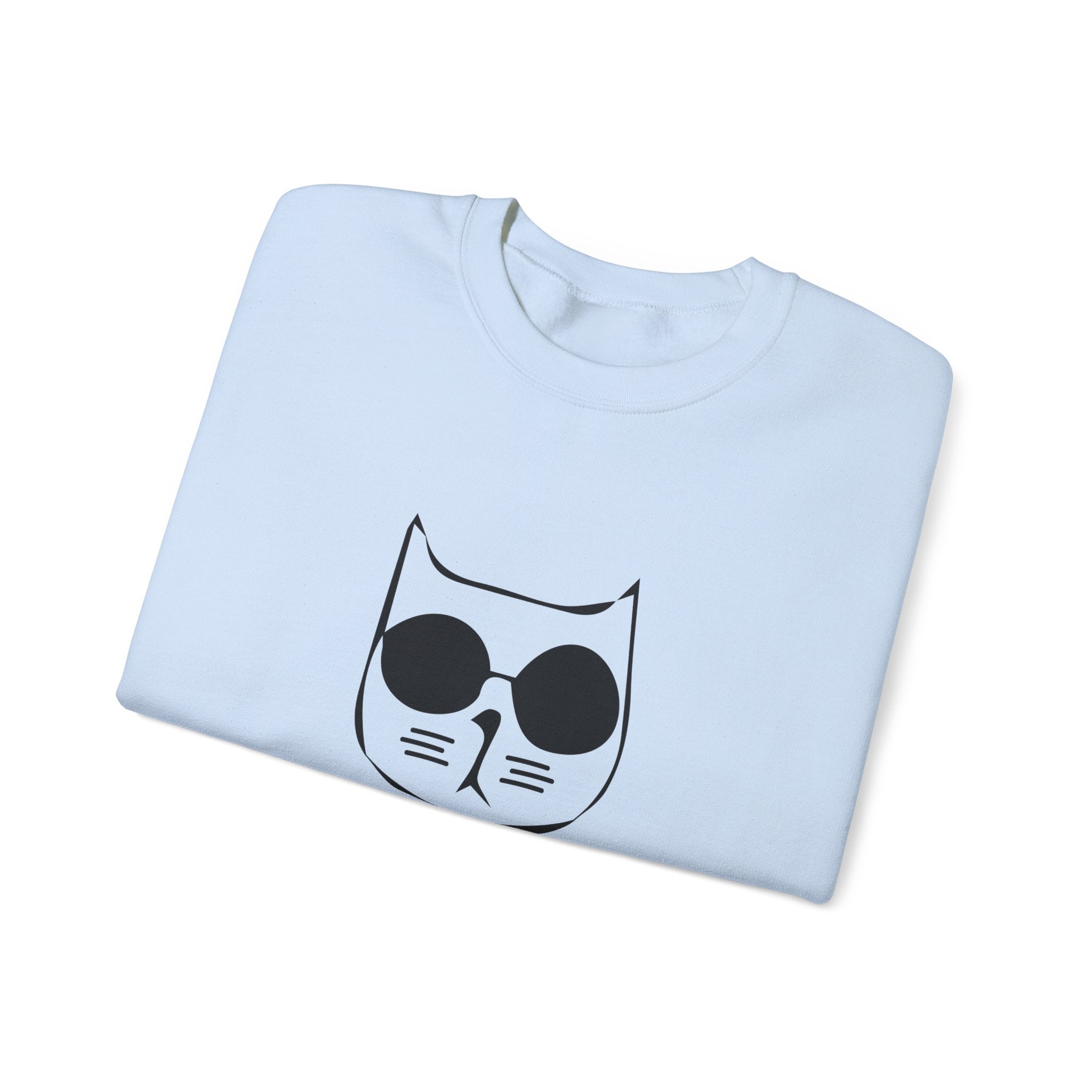 Cat Lover Sweatshirt - Unisex Heavy Blend™ Crewneck Sweatshirt - Don't Stress Meowt
