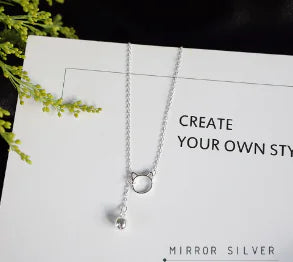 925 Silver Cat Pendant Necklace (One Piece)