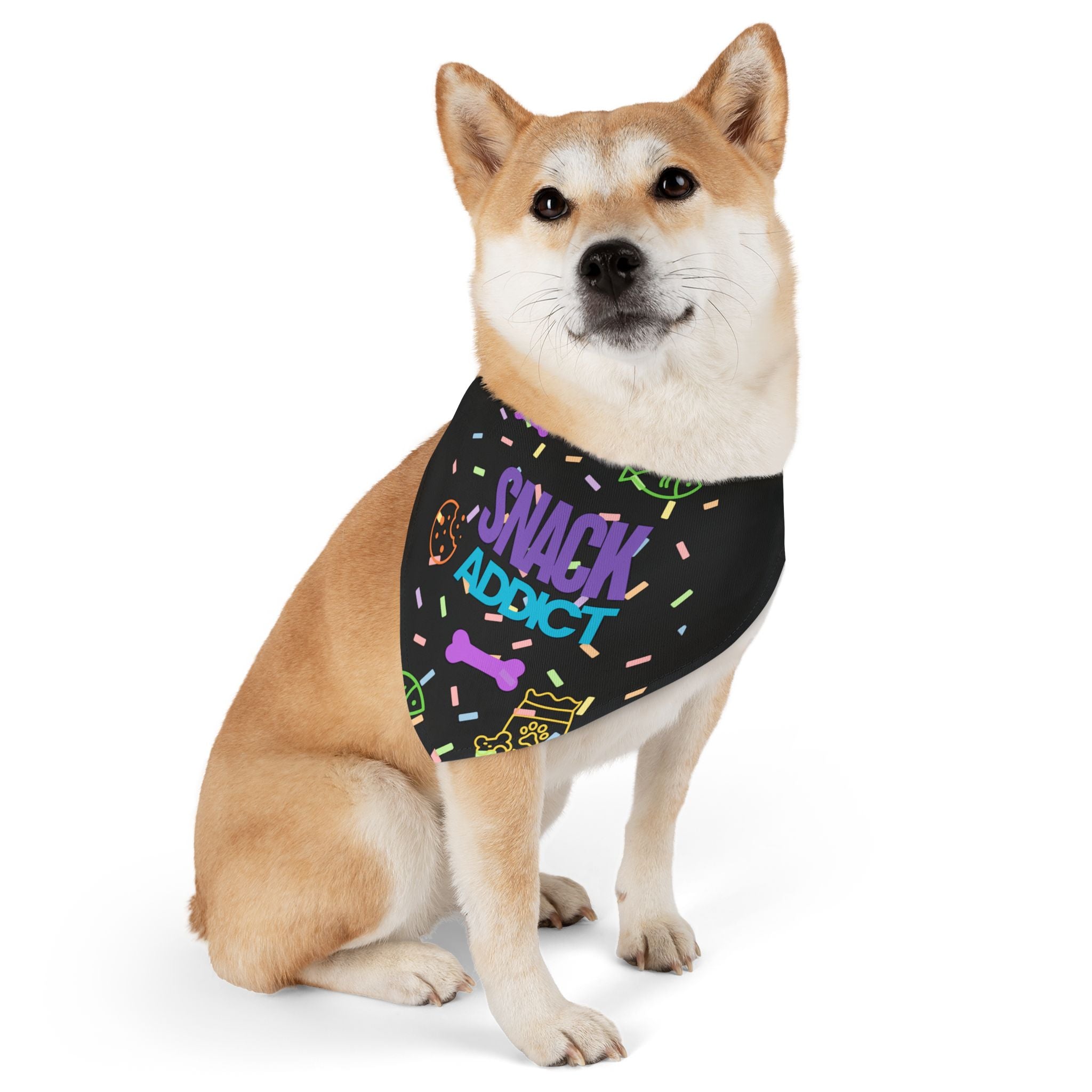 "Snack Addict" Bandana Collar
