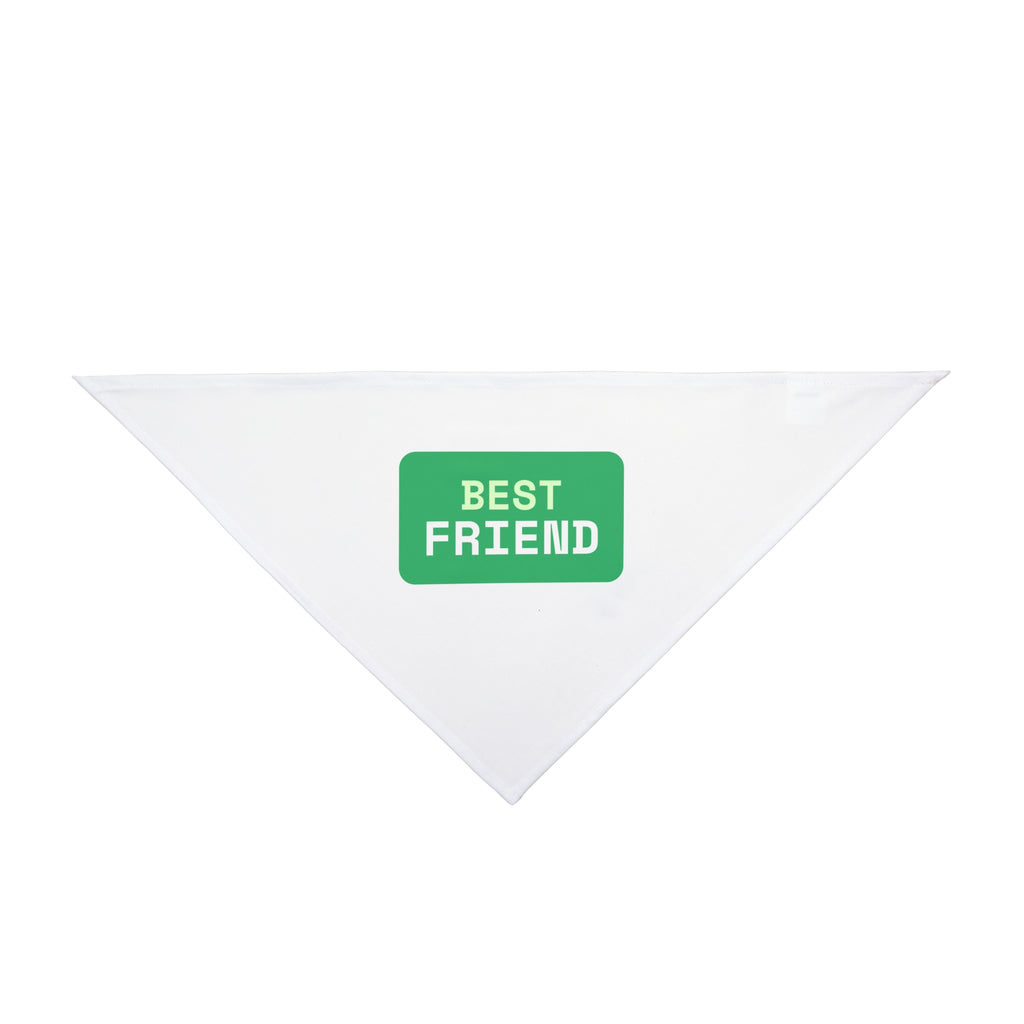 Best Friend Pet Bandana Set - White