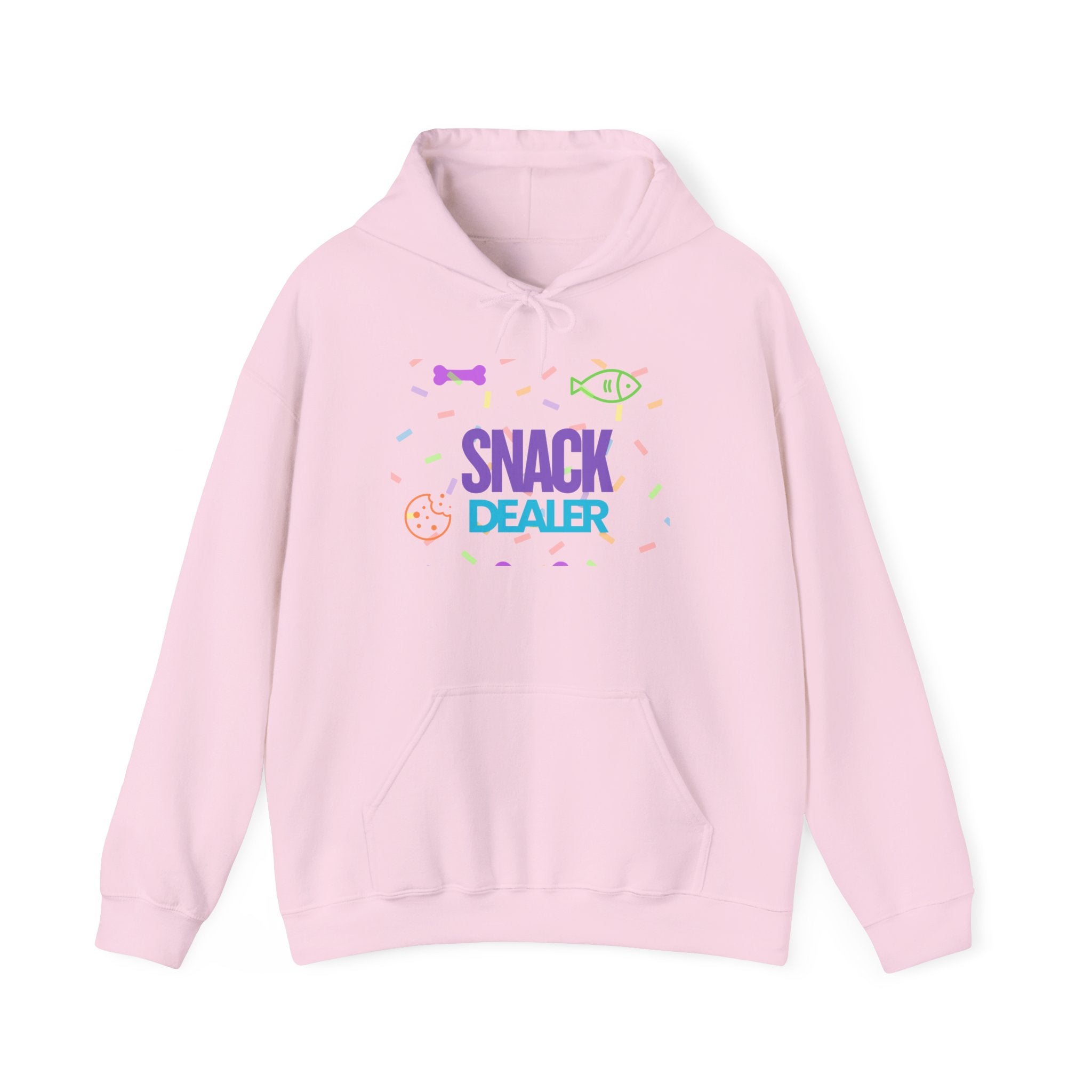 Snack Dealer Hoodie - Unisex Heavy Blend™ Sweatshirt with Dog Bandana Design