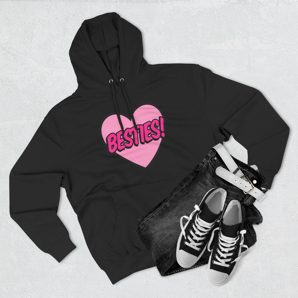 Besties Fleece Hoodie - Cozy, Fun Gift for Friends