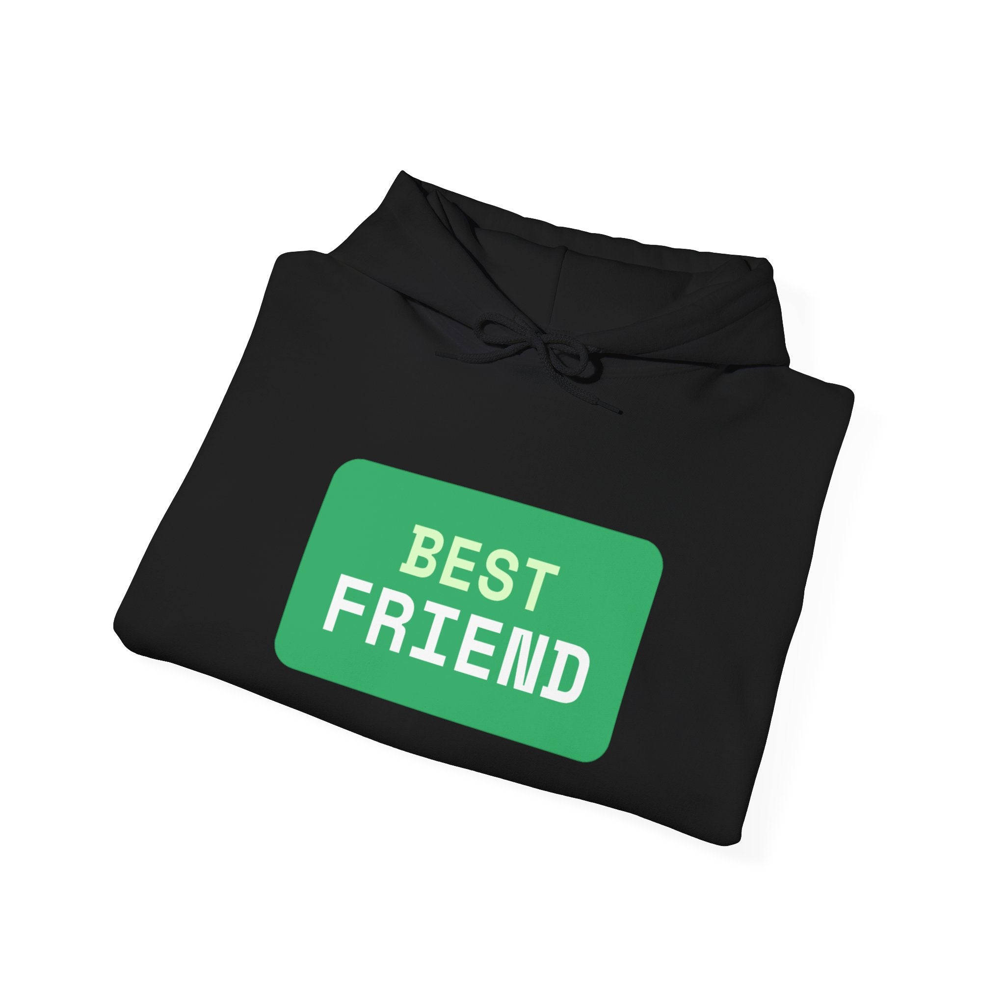 Matching Best Friend Hoodie Set - Black