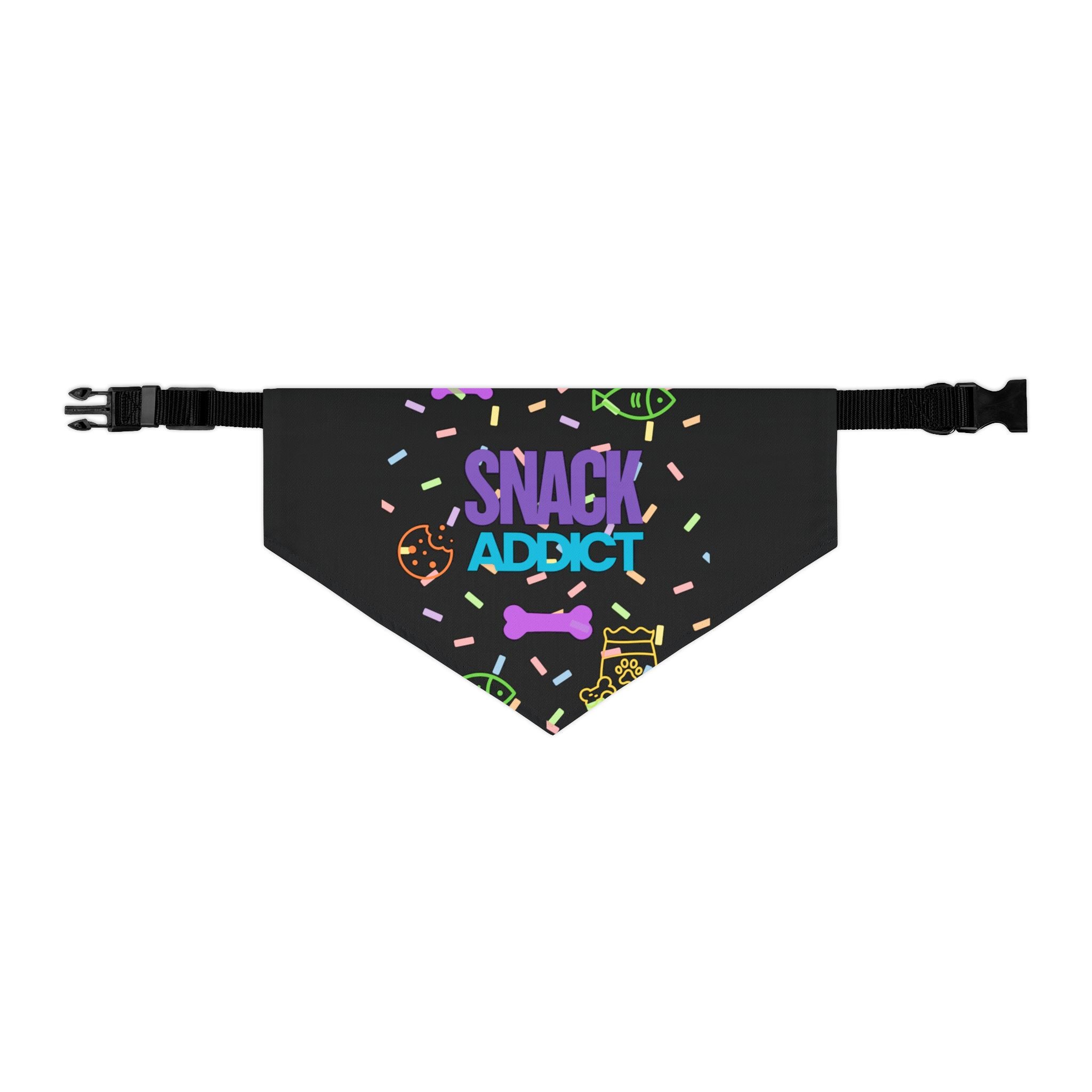 "Snack Addict" Bandana Collar