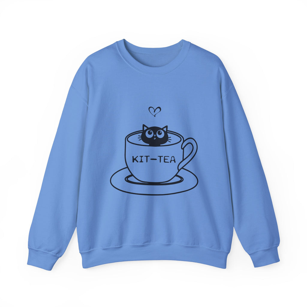 Cat Quote Sweatshirt - Kit-Tea -  Heavy Blend Crewneck