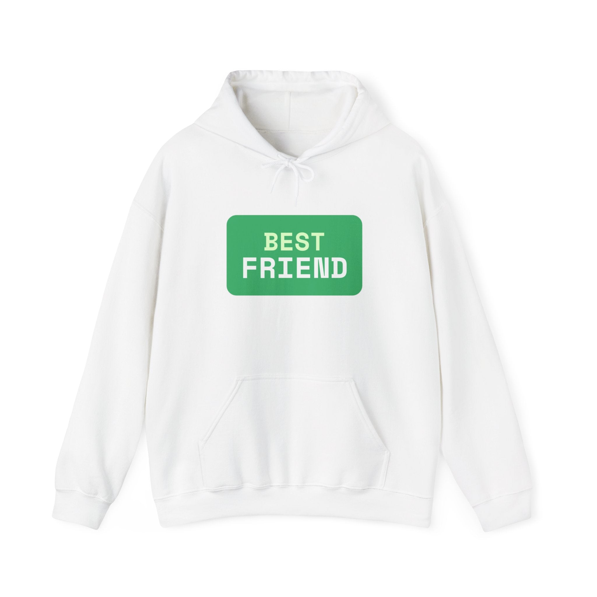 Matching Best Friend Hoodie Set - White