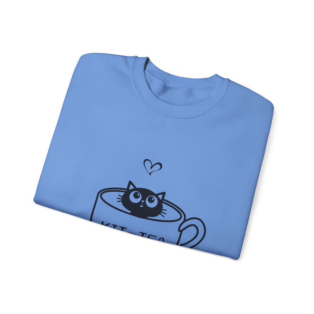 Cat Quote Sweatshirt - Kit-Tea -  Heavy Blend Crewneck