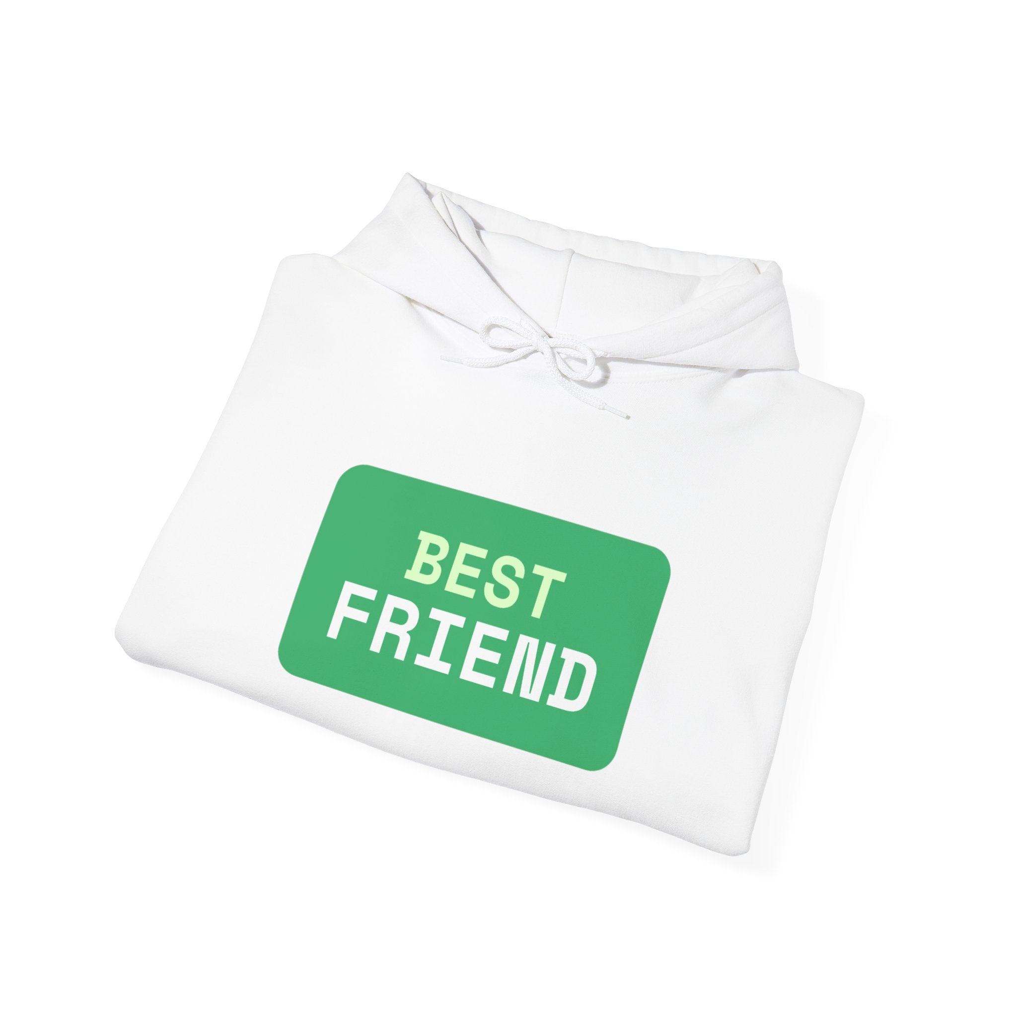 Matching Best Friend Hoodie Set - White