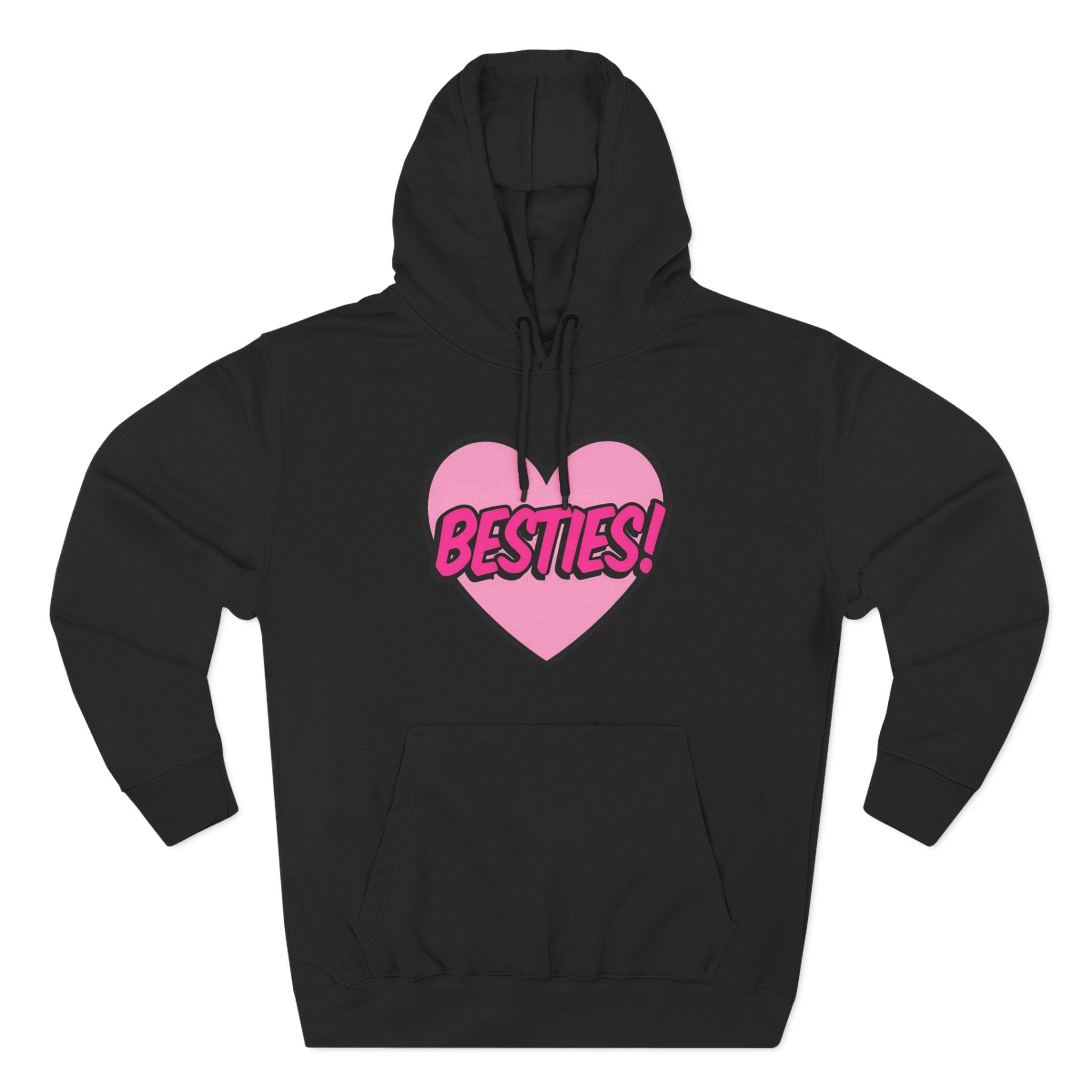 Besties Fleece Hoodie - Cozy, Fun Gift for Friends