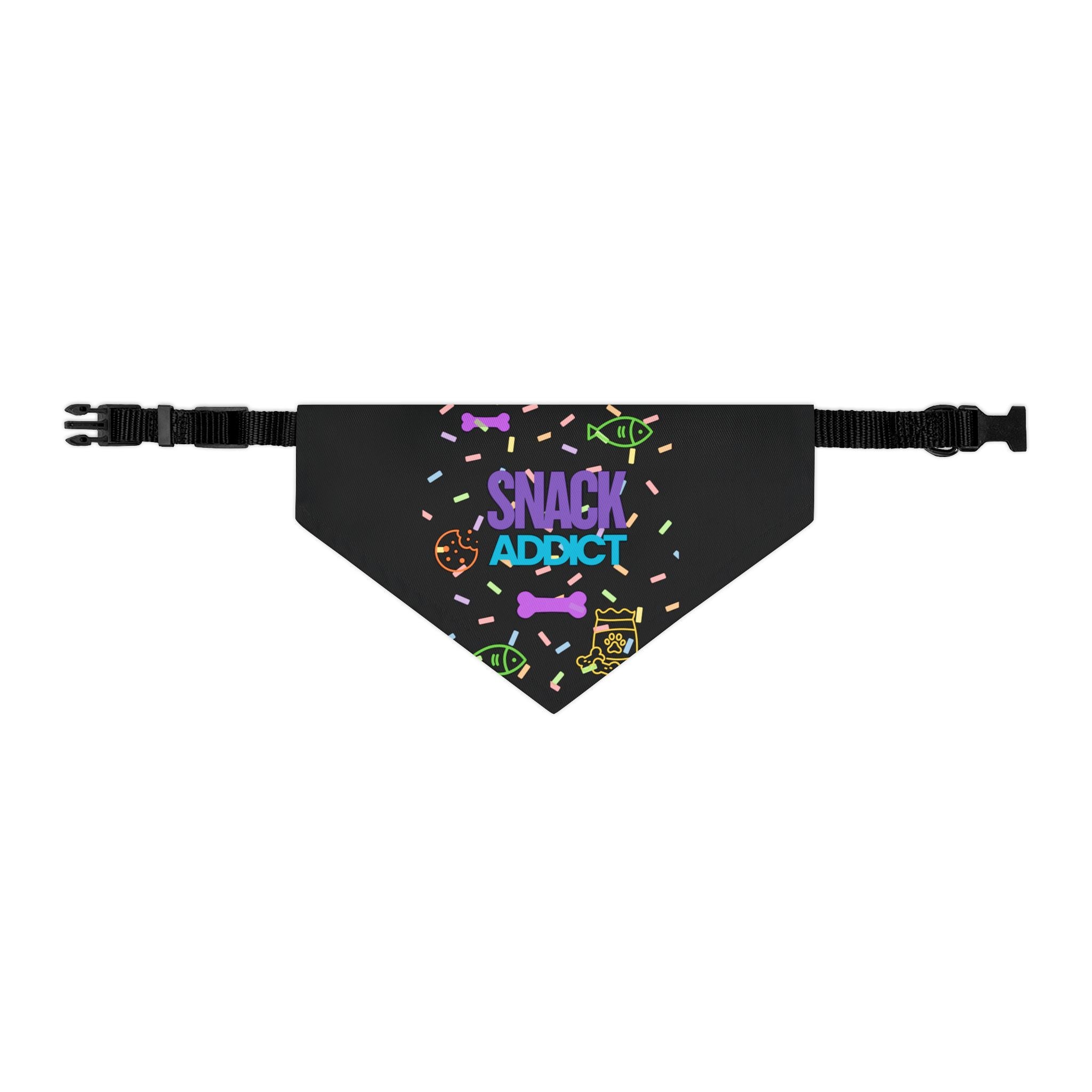 "Snack Addict" Bandana Collar