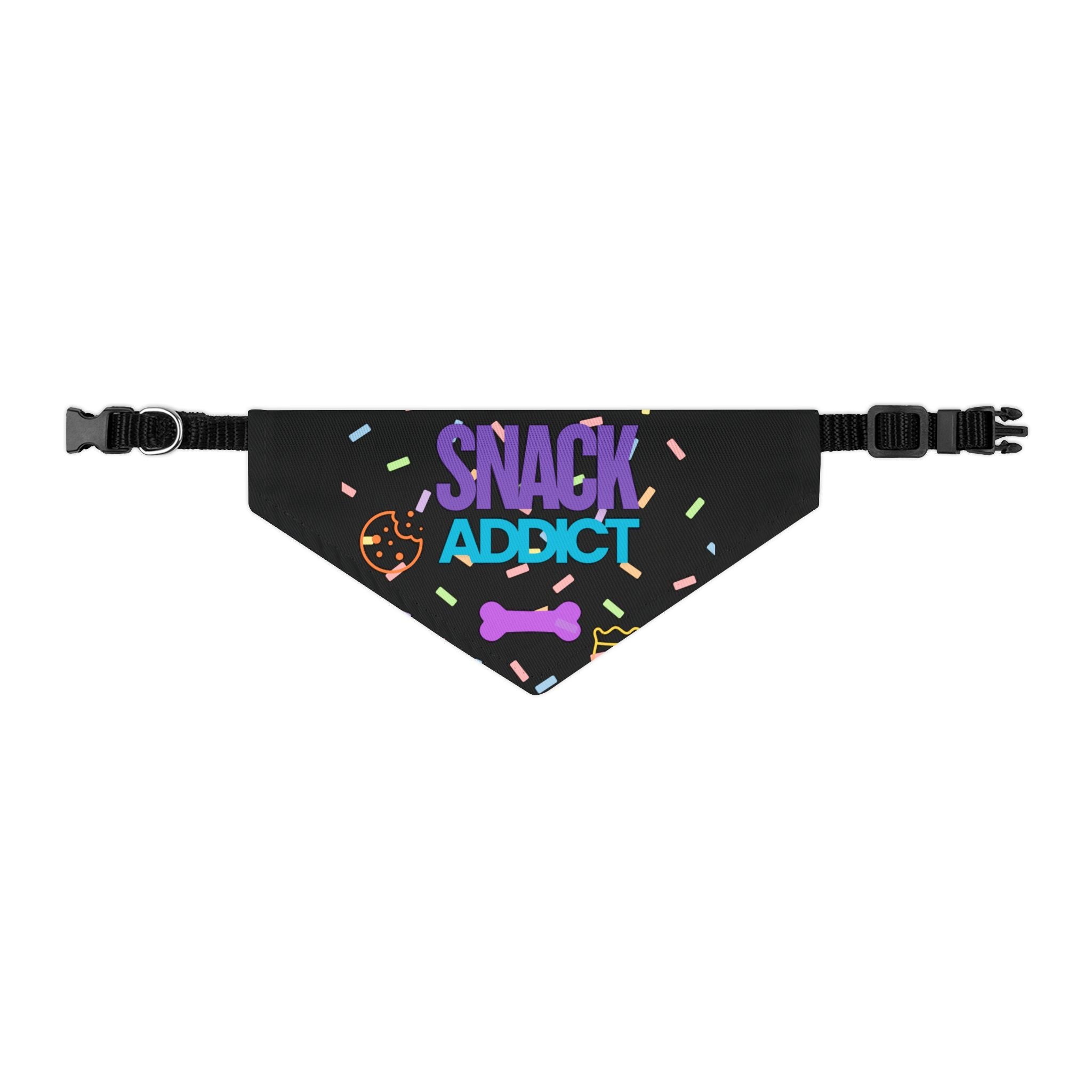 "Snack Addict" Bandana Collar